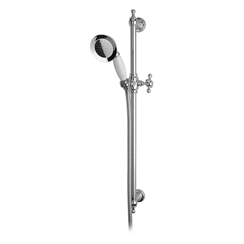 Rubi Kodi Sliding Shower Bar Set Chrome RAR80KCC