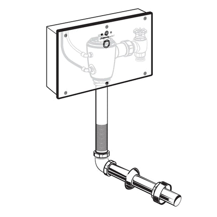 American Standard Ultima Selectronic Concealed Toilet Flush Valve with Wall Box, Base Model, Piston-Type, 1.6 gpf/6.0 Lpf 606B361.007 - Plumbing Market