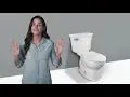 American Standard Champion PRO Two-Piece 1.6 gpf/6.0 Lpf Chair Height Round Front Right-Hand Trip Lever Toilet Less Seat 211BA005.020 - Plumbing Market