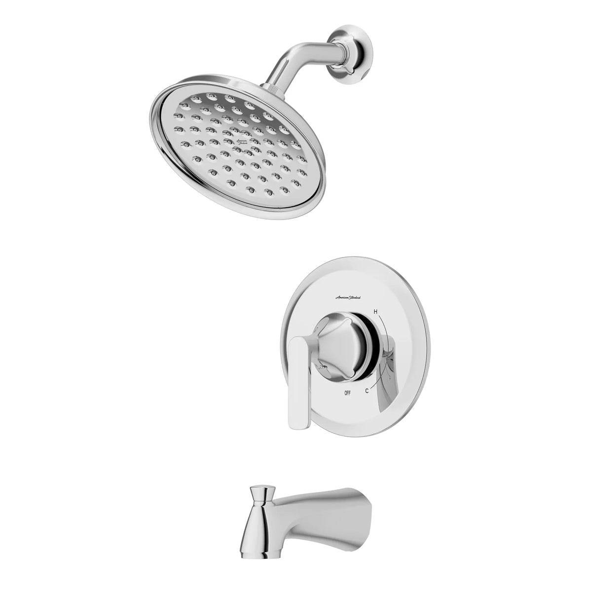 American Standard Corsham 1.8 gpm/6.8 L/min Tub and Shower Trim Kit With Water-Saving Showerhead, Double Ceramic Pressure Balance Cartridge With Lever Handle