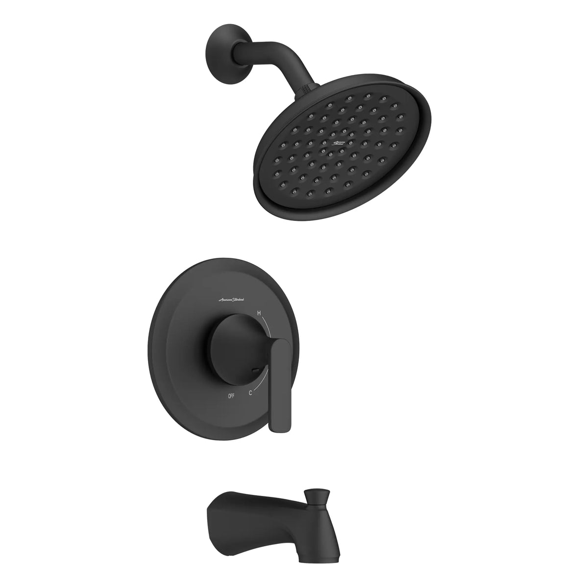 American Standard Corsham 1.8 gpm/6.8 L/min Tub and Shower Trim Kit With Water-Saving Showerhead, Double Ceramic Pressure Balance Cartridge With Lever Handle