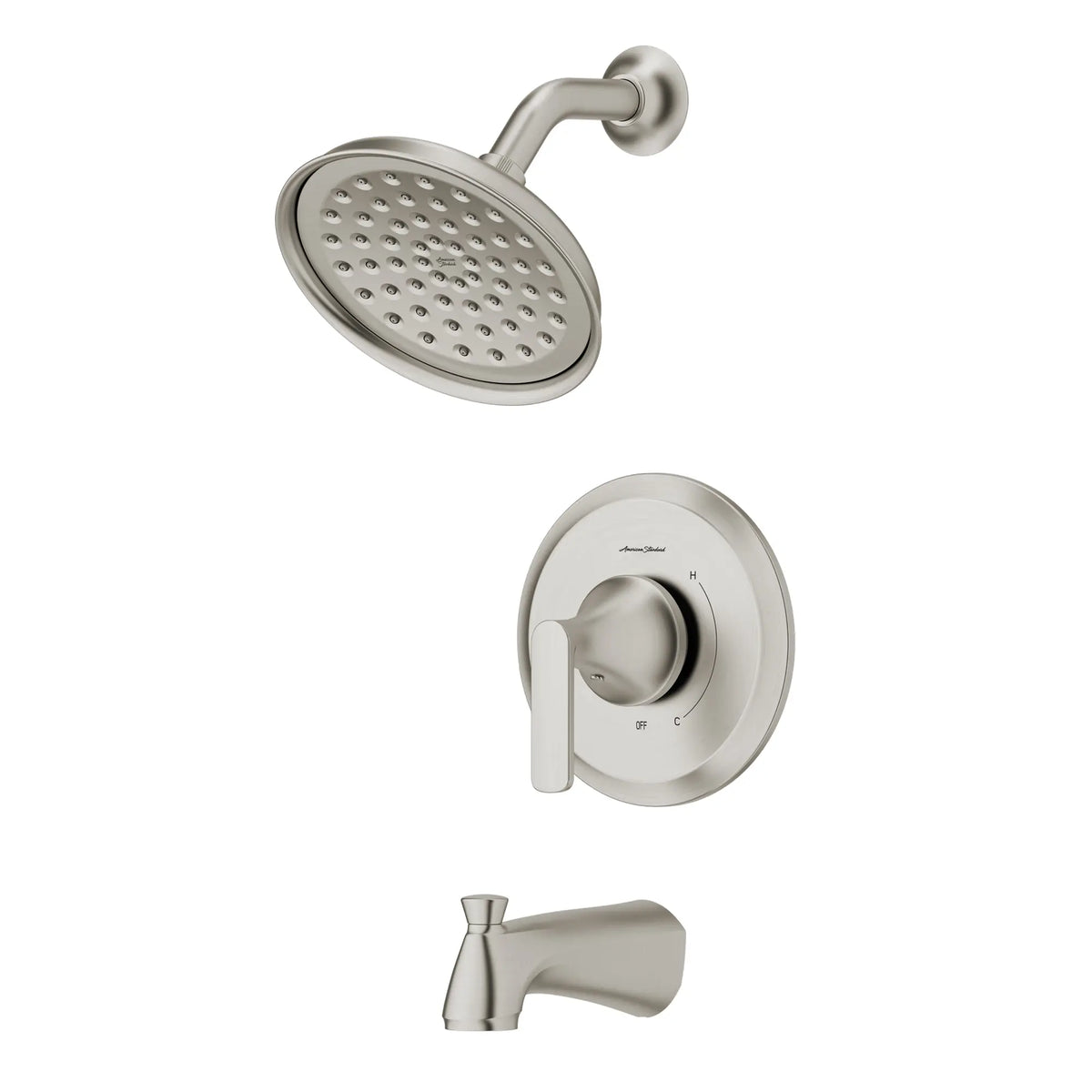 American Standard Corsham 1.8 gpm/6.8 L/min Tub and Shower Trim Kit With Water-Saving Showerhead, Double Ceramic Pressure Balance Cartridge With Lever Handle