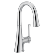 Moen Kurv Single-Handle High-Arc Bar Faucet 6126 in Chrome (6126)