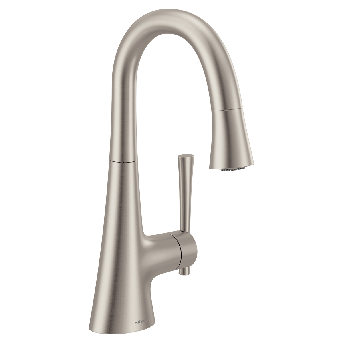 Moen Kurv Single-Handle High-Arc Bar Faucet 6126 in Spot Resist Stainless (6126SRS)