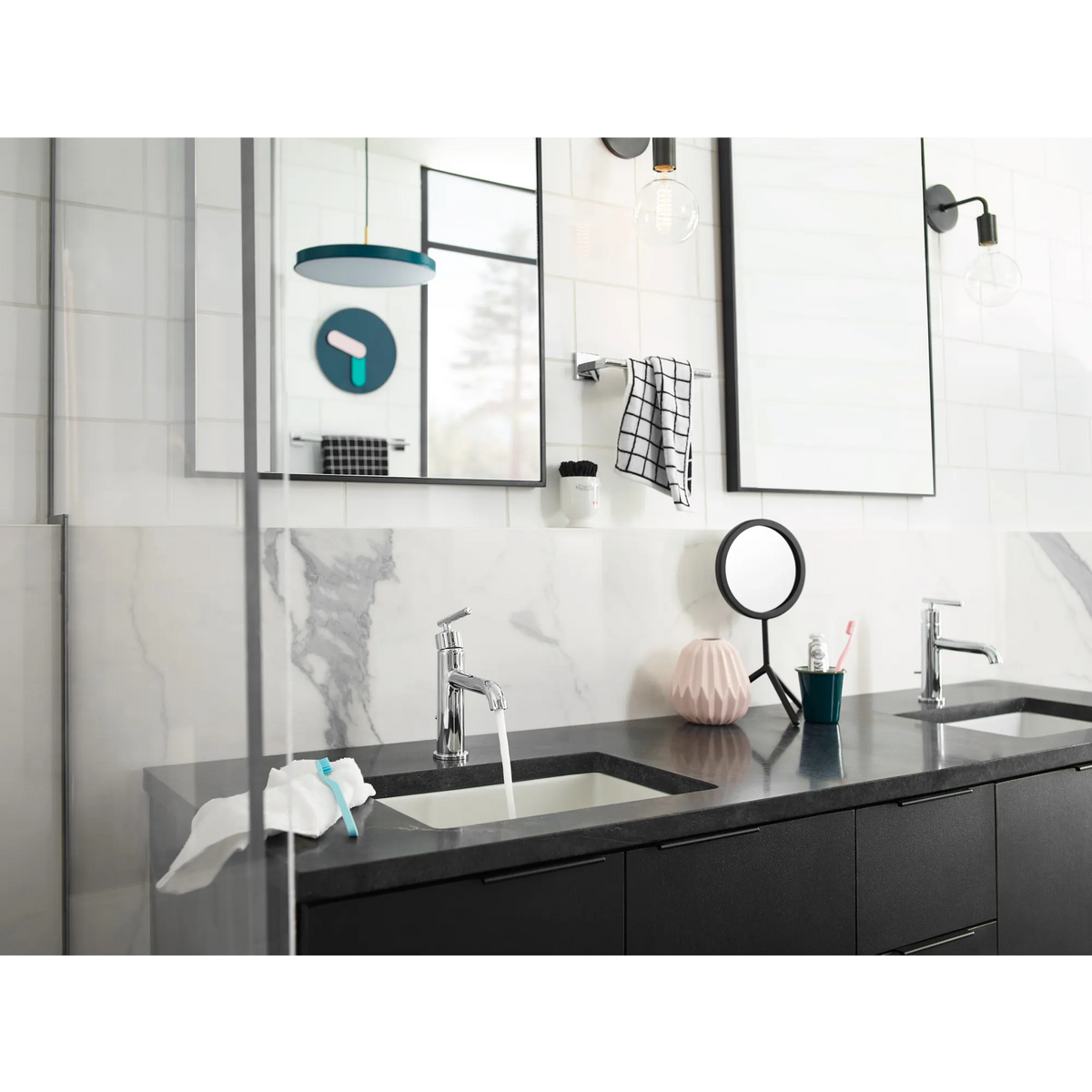Moen Triva Towel Bar BP1818 in Brushed Nickel (BP1818BN) - view 2