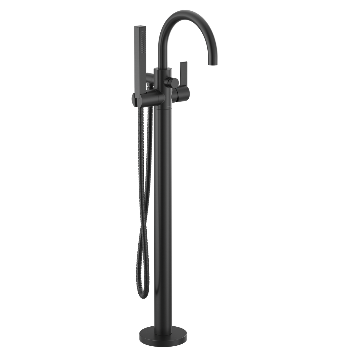 Moen Cia Single-Handle Tub Filler With Hand Shower 615 in Matte Black (615BL)
