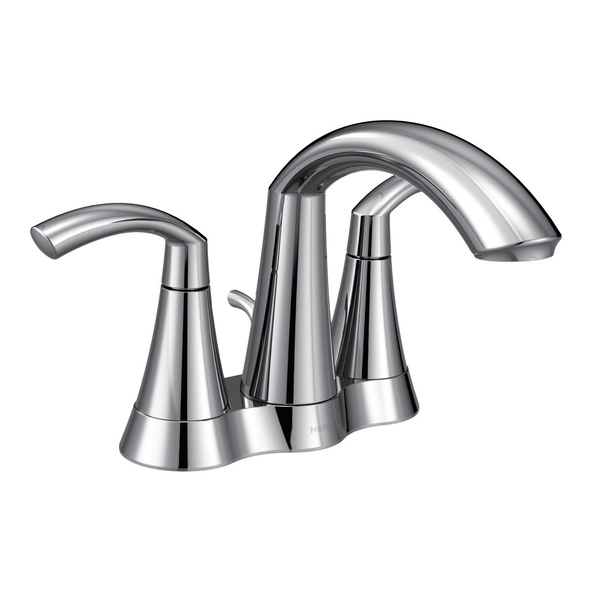 Moen Glyde Two-Handle High-Arc Bathroom Faucet 6172 in Chrome (6172)