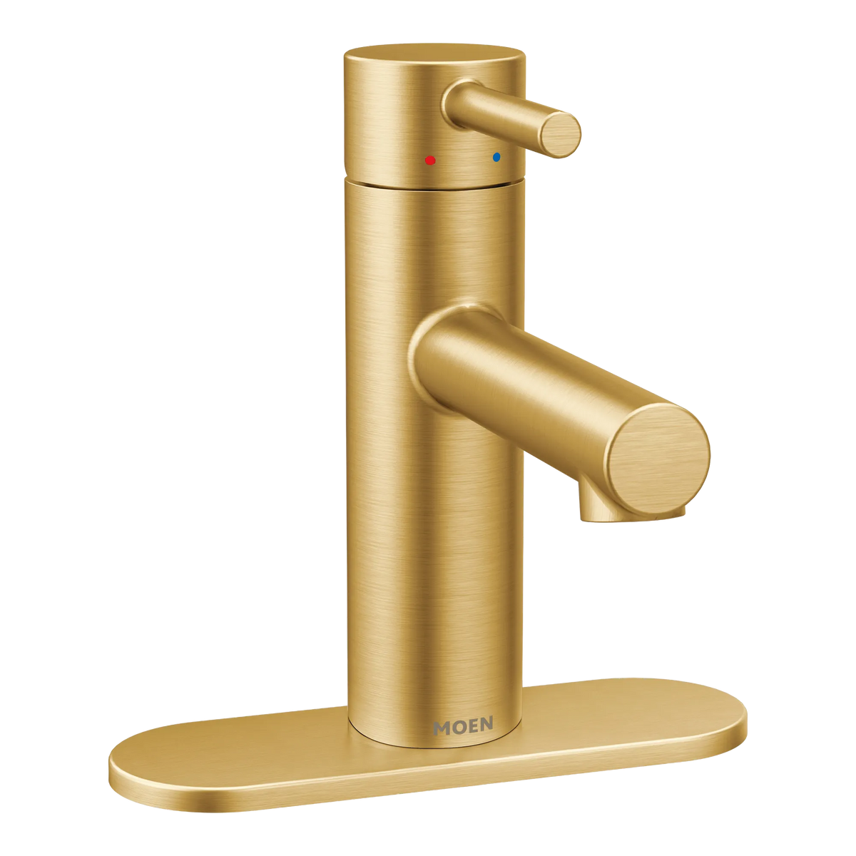 Moen Align Single-Handle High-Arc Bathroom Faucet 6190 in Brushed Gold (6190BG) - view 2