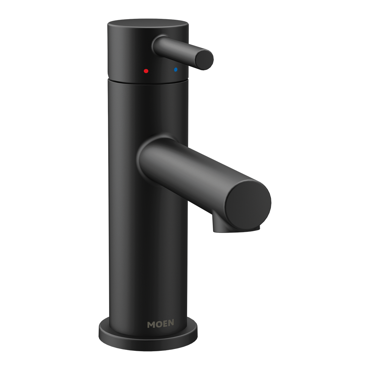 Moen Align Single-Handle High-Arc Bathroom Faucet 6190 in Matte Black (6190BL)