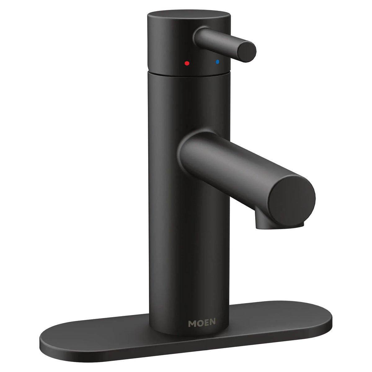 Moen Align Single-Handle High-Arc Bathroom Faucet 6198 in Matte Black (6198BL) - view 2