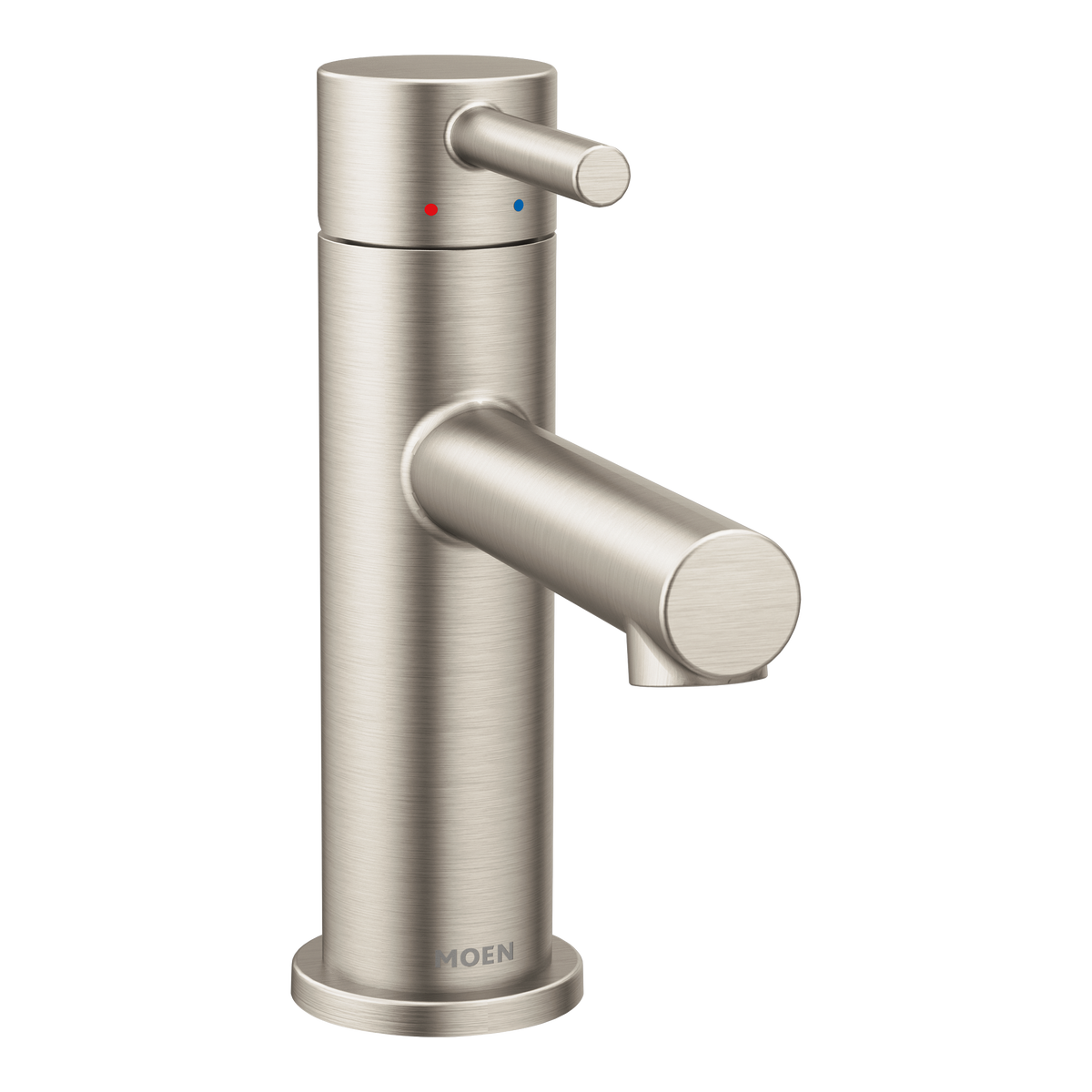 Moen Align Single-Handle High-Arc Bathroom Faucet 6198 in Brushed Nickel (6198BN)