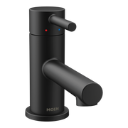 Moen Align Single-Handle Low-Arc Low Profile Bathroom Faucet 6191 in Matte Black (6191BL)