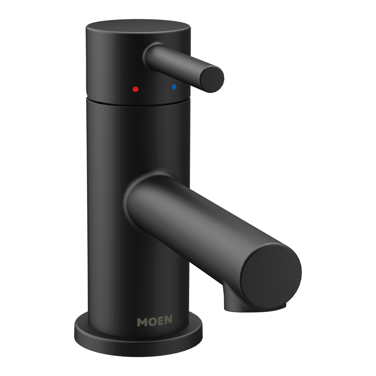 Moen Align Single-Handle Low-Arc Low Profile Bathroom Faucet 6191 in Matte Black (6191BL)