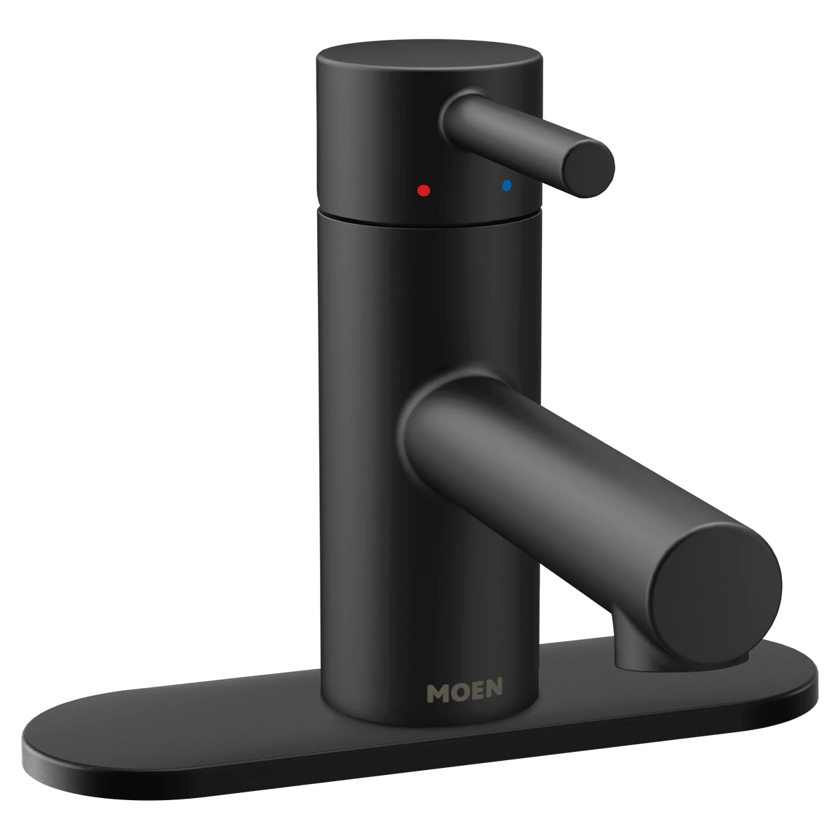 Moen Align Single-Handle Low-Arc Low Profile Bathroom Faucet 6191 in Matte Black (6191BL) - view 2
