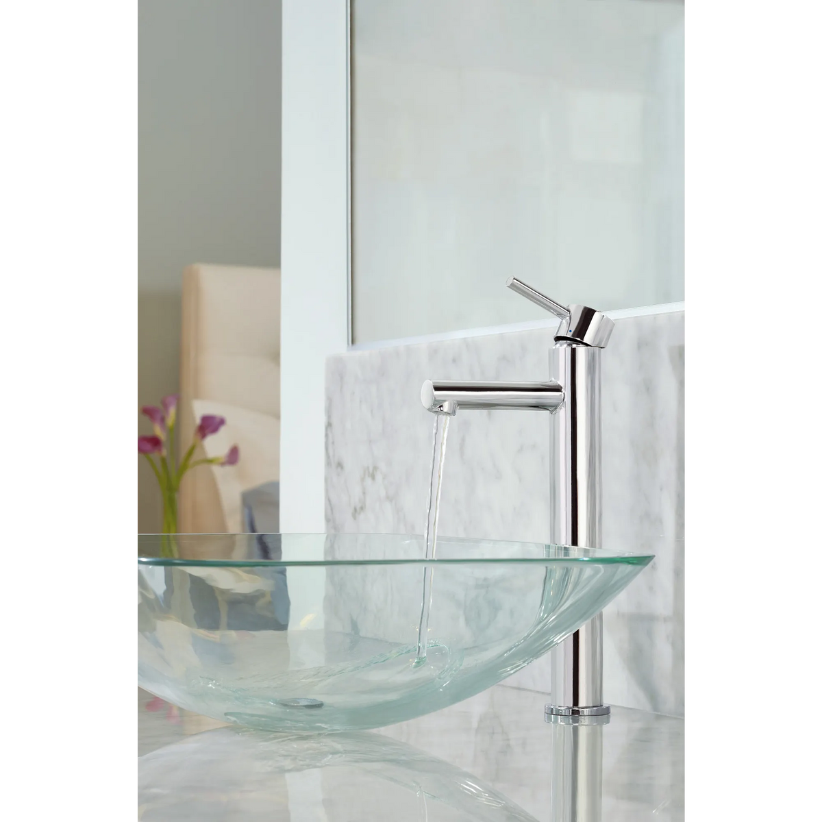 Moen Align Single-Handle High-Arc Vessel Bathroom Faucet 6192 in Chrome (6192) - view 4