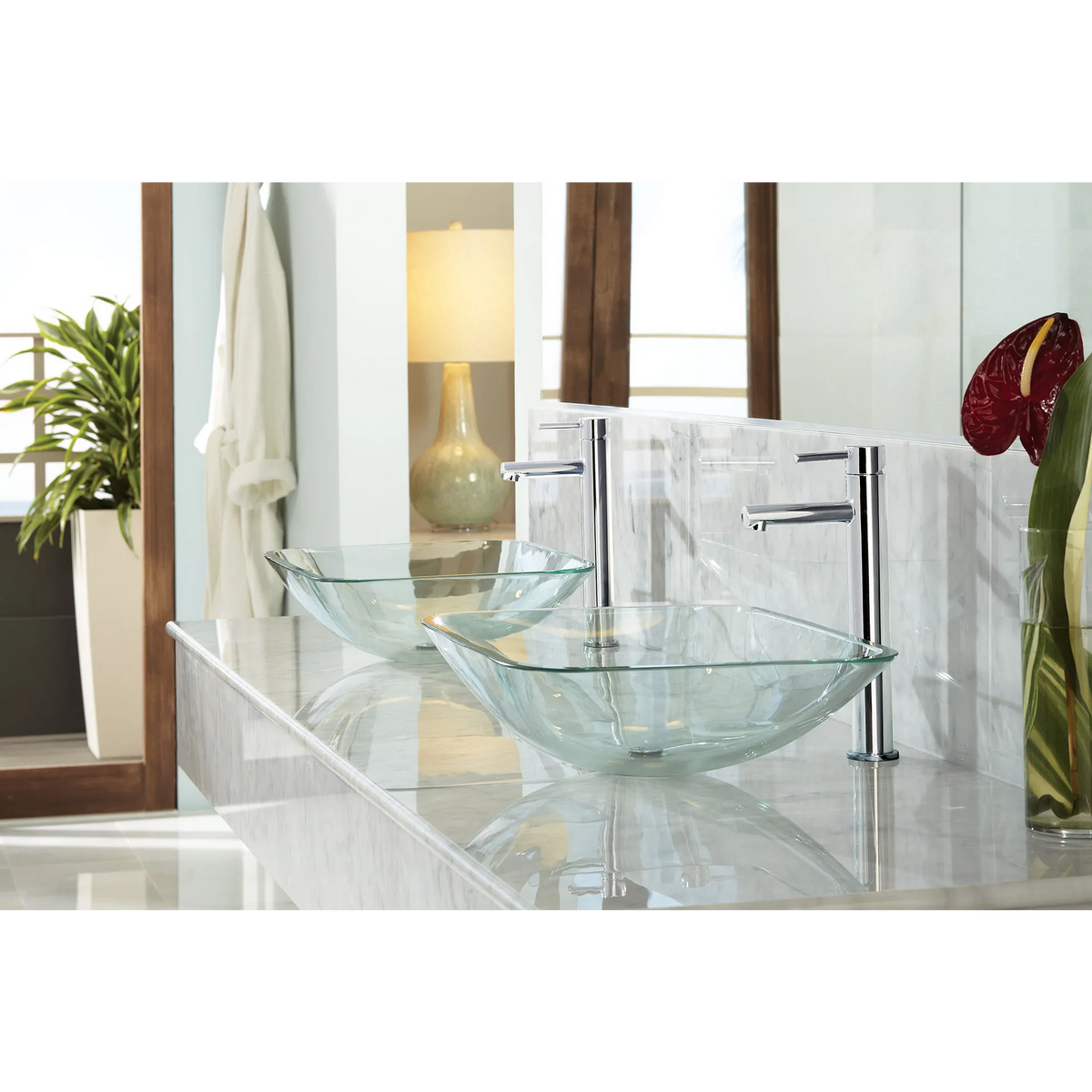 Moen Align Single-Handle High-Arc Vessel Bathroom Faucet 6192 in Brushed Nickel (6192BN) - view 3