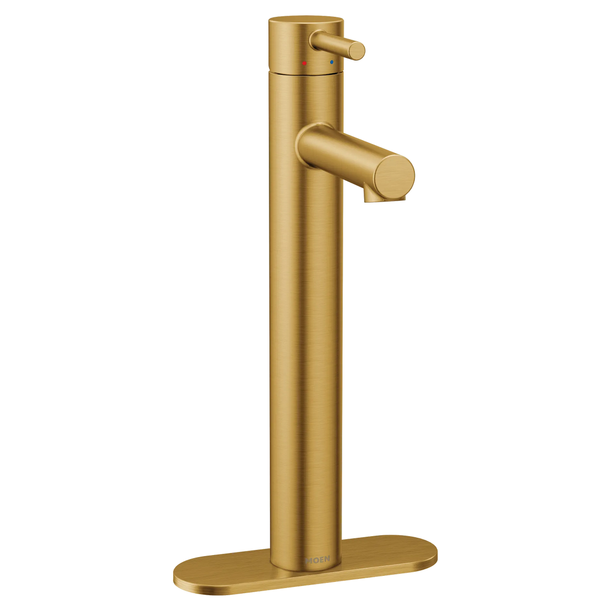 Moen Align Single-Handle High-Arc Vessel Bathroom Faucet 6192 in Brushed Gold (6192BG) - view 4