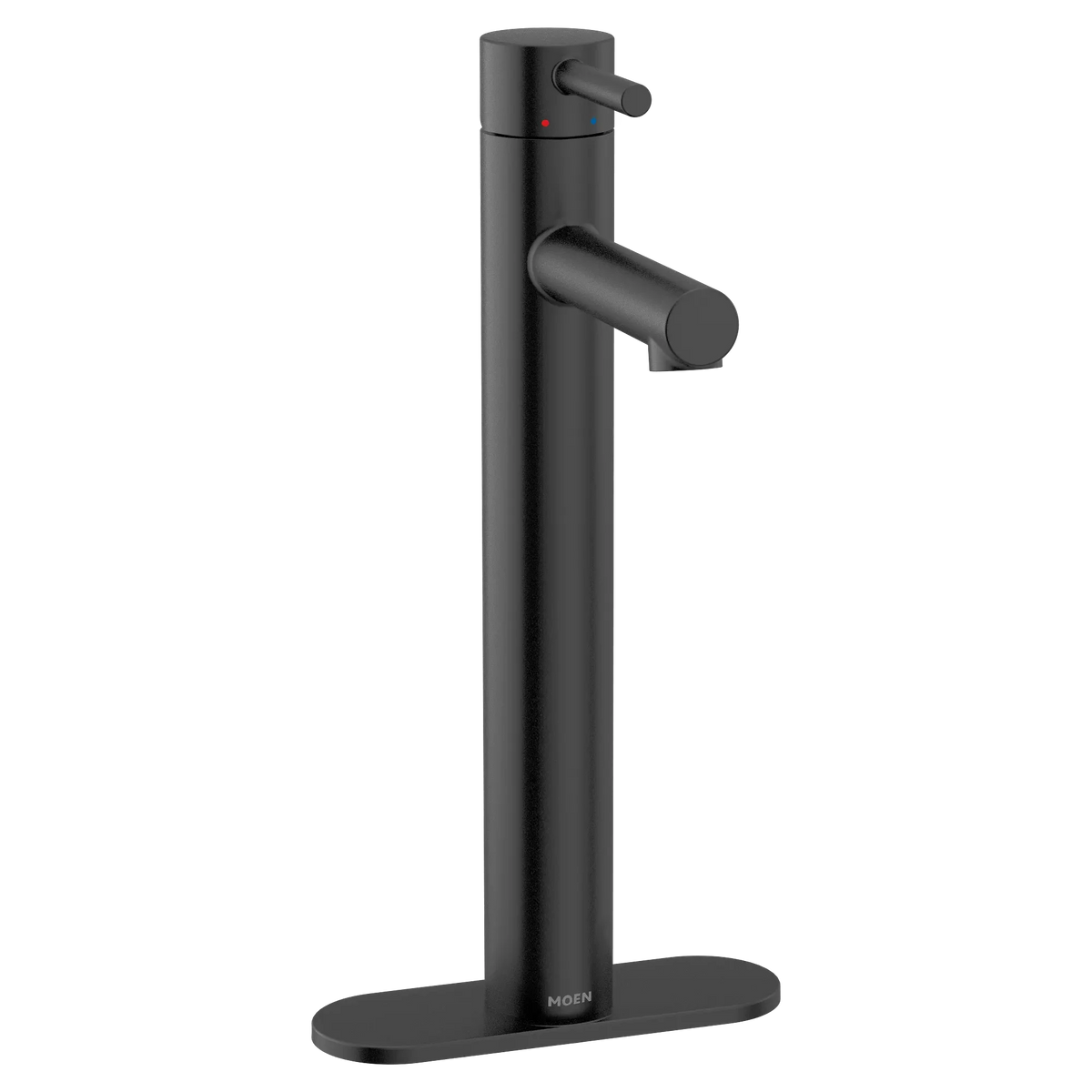 Moen Align Single-Handle High-Arc Vessel Bathroom Faucet 6192 in Matte Black (6192BL) - view 2