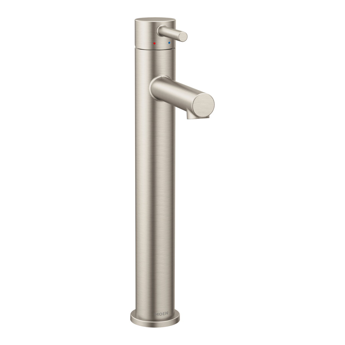 Moen Align Single-Handle High-Arc Vessel Bathroom Faucet 6192 in Brushed Nickel (6192BN)