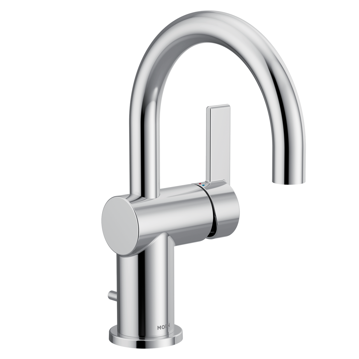 Moen Cia Single-Handle High-Arc Bathroom Faucet 6221 in Chrome (6221)