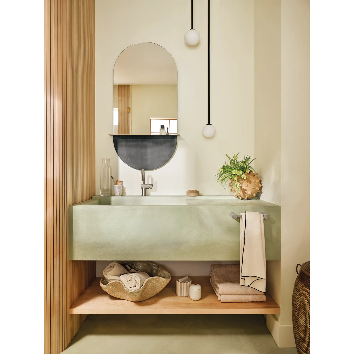 Moen Cia Single-Handle High-Arc Bathroom Faucet 6221 in Brushed Nickel (6221BN) - view 4