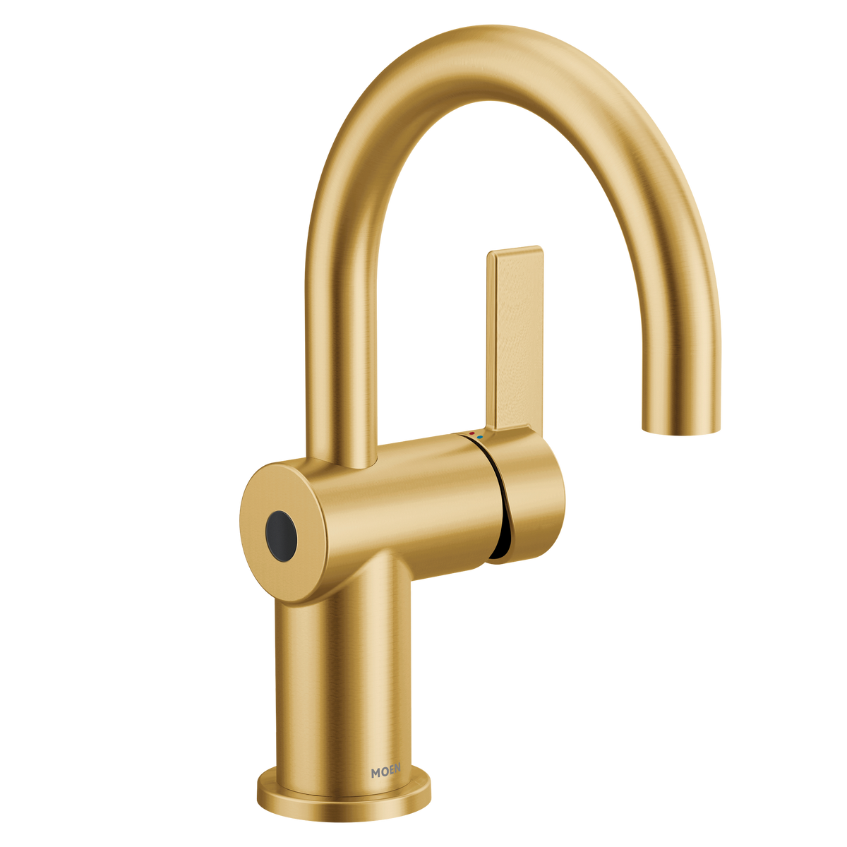 Moen Cia MotionSense Wave Single-Handle High-Arc Single Sensor Bathroom Faucet 6221EW in Brushed Gold (6221EWBG)