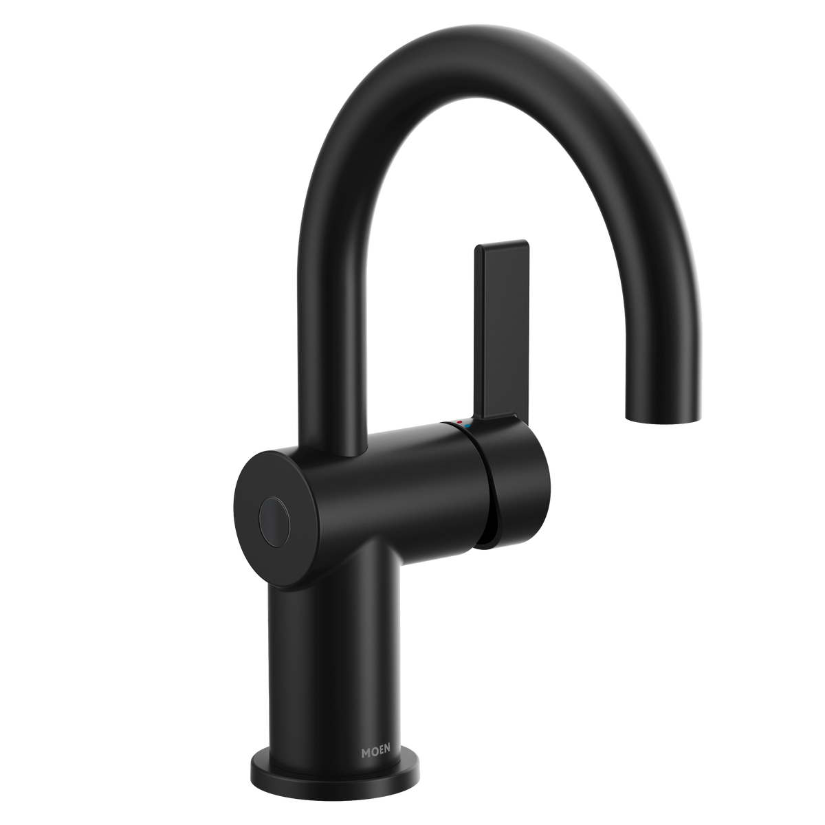 Moen Cia MotionSense Wave Single-Handle High-Arc Single Sensor Bathroom Faucet 6221EW in Matte Black (6221EWBL)