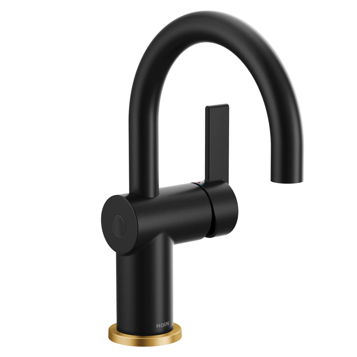 Moen Cia MotionSense Wave Single-Handle High-Arc Single Sensor Bathroom Faucet 6221EW in Matte Black (6221EWBL) - view 9