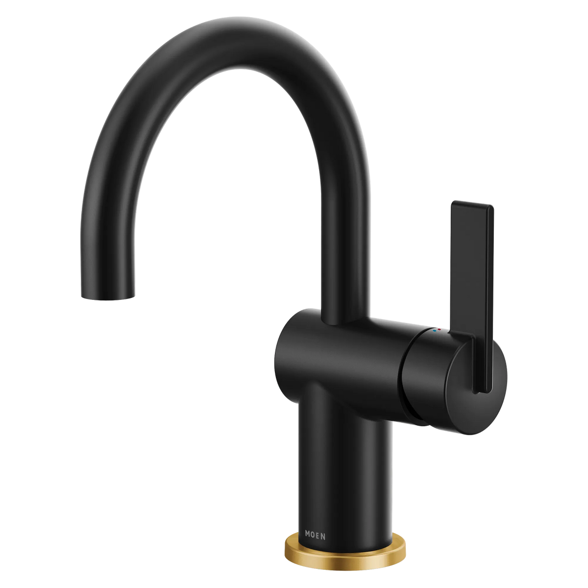 Moen Cia MotionSense Wave Single-Handle High-Arc Single Sensor Bathroom Faucet 6221EW in Matte Black (6221EWBL) - view 11