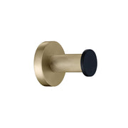 Kube Bath Aqua RONDO Single Robe Hook - Gold & Black - Gold & Black (62300)