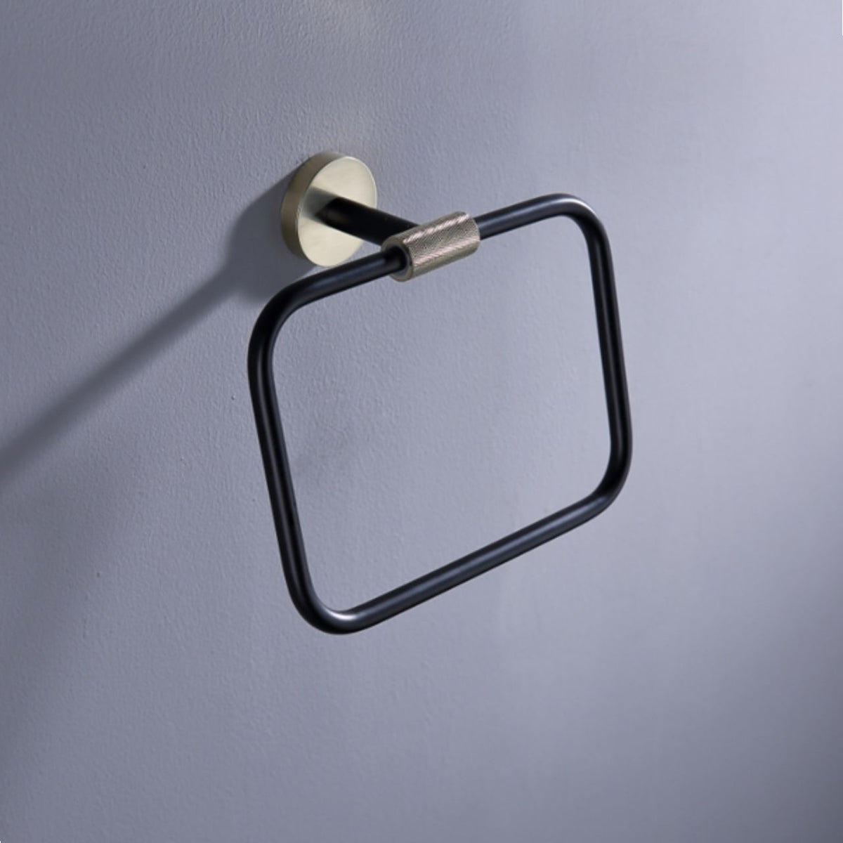 Kube Bath Aqua RONDO Towel Ring - Gold & Black - Gold & Black (62307) view 3