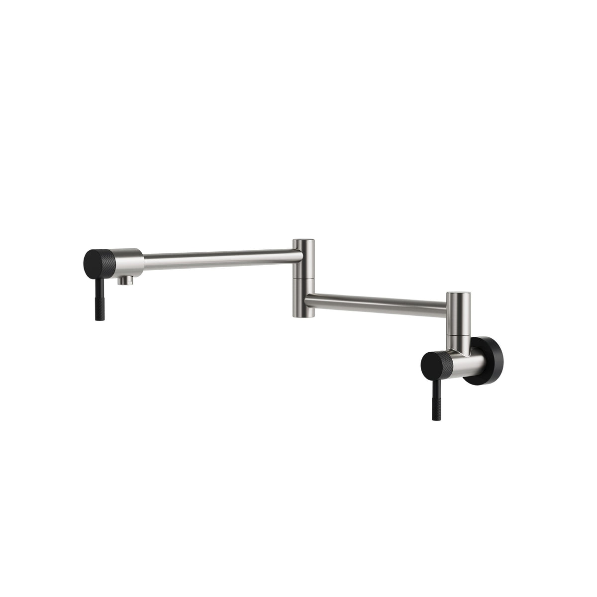 Aquabrass Xpress Umix Pot Filler Kitchen Faucet 6230P in Brushed Nickel PVD