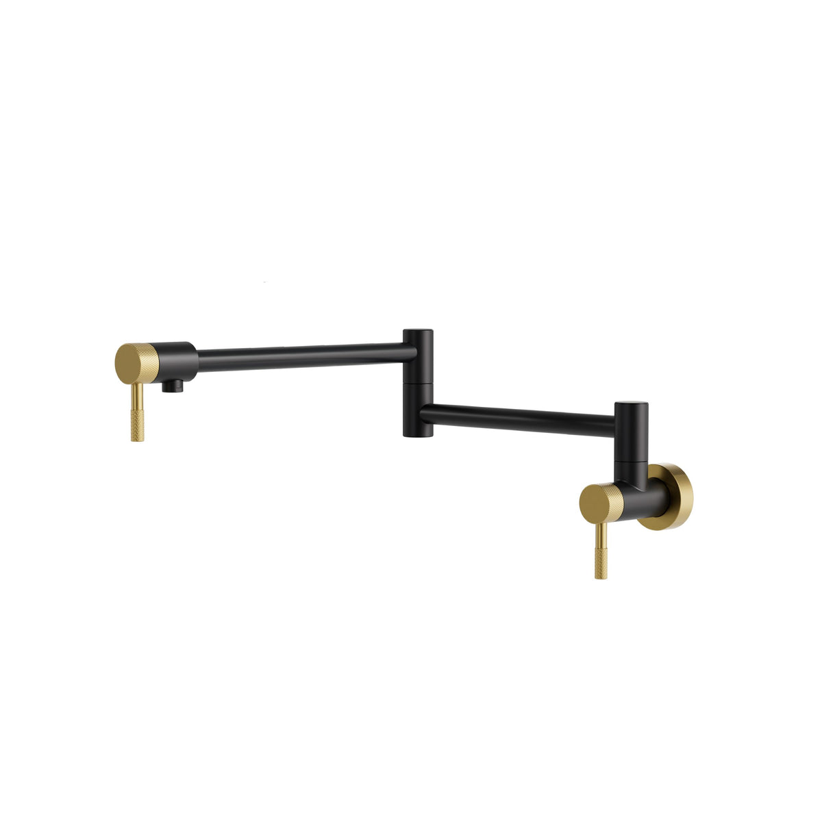 Aquabrass Xpress Umix Pot Filler Kitchen Faucet 6230P in Electro Black