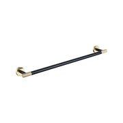 Kube Bath Aqua RONDO 24" Towel Bar - Gold & Black - Gold & Black (62310)
