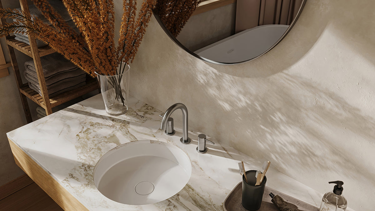 Aquabrass Xpress Umix Widespread Lavatory Faucet 62316 detail