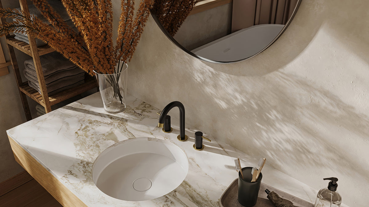 Aquabrass Xpress Umix Widespread Lavatory Faucet 62316 detail