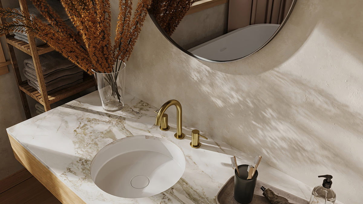 Aquabrass Xpress Umix Widespread Lavatory Faucet 62316 detail