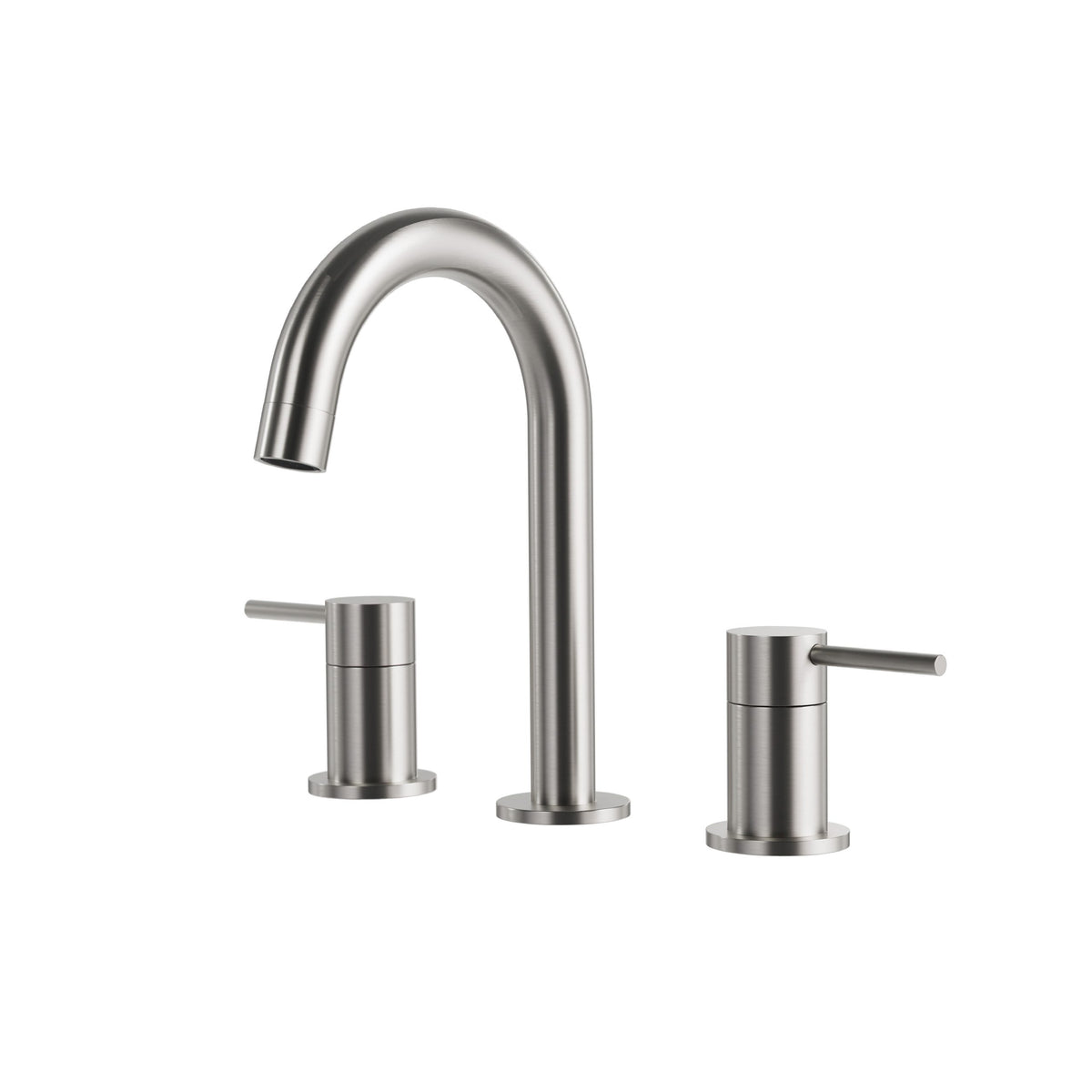 Aquabrass Xpress Umix Widespread Lavatory Faucet 62316 in Brushed Nickel PVD