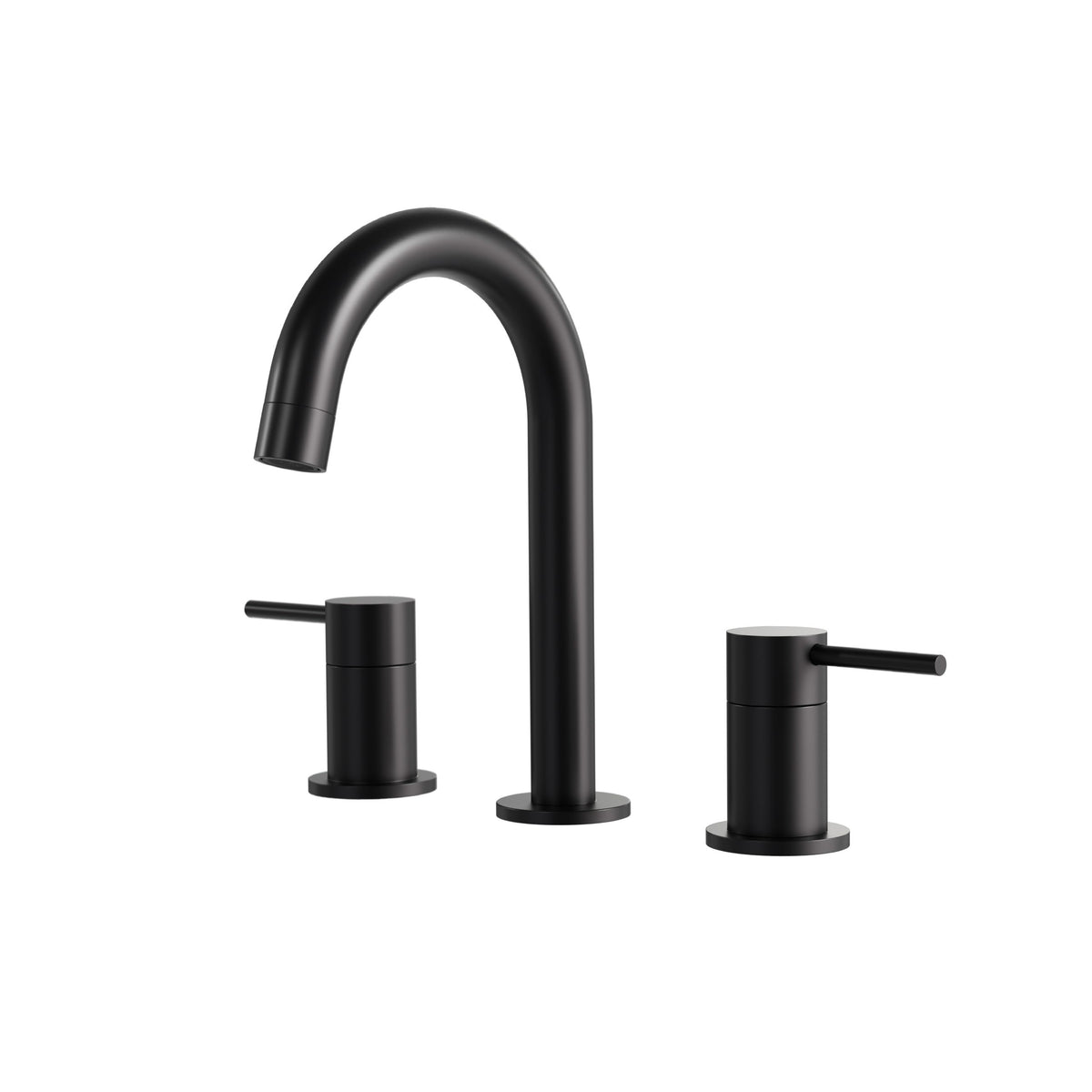 Aquabrass Xpress Umix Widespread Lavatory Faucet 62316 in Electro Black