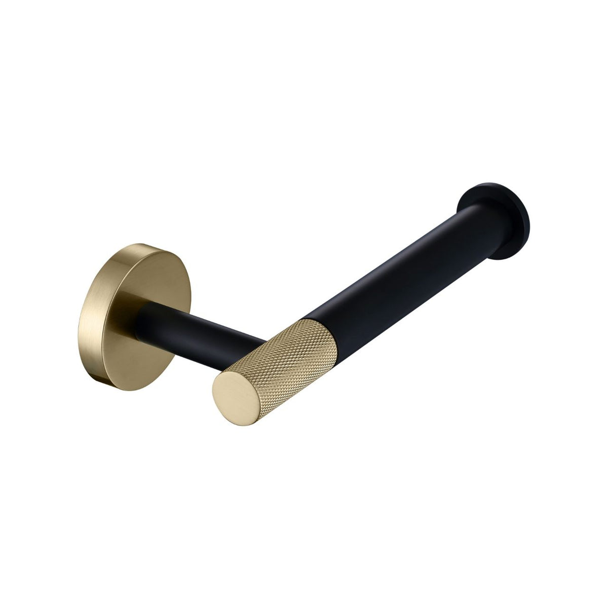 Kube Bath Aqua RONDO Toilet Paper Holder - Gold & Black - Gold & Black (62318)