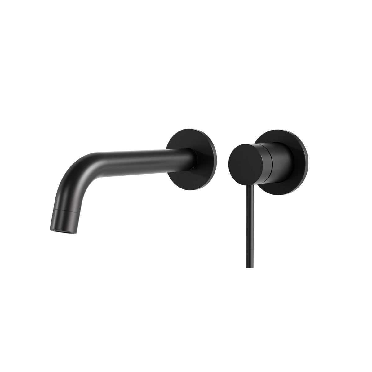 Aquabrass Xpress Umix 2-piece Wallmount Lavatory Faucet 62329 in Electro Black