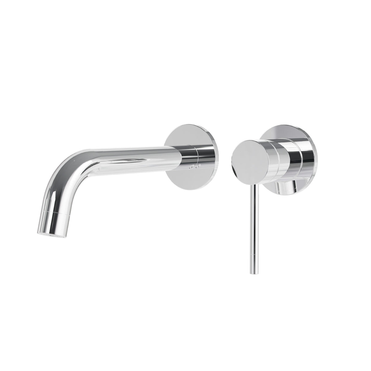 Aquabrass Xpress Umix 2-piece Wallmount Lavatory Faucet 62329 in Polished Chrome