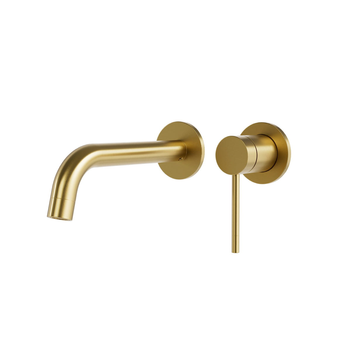 Aquabrass Xpress Umix 2-piece Wallmount Lavatory Faucet 62329 in Sunset PVD