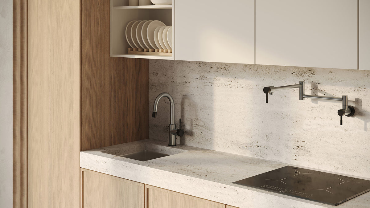 Aquabrass Xpress Umix Pot Filler Kitchen Faucet 6230P detail