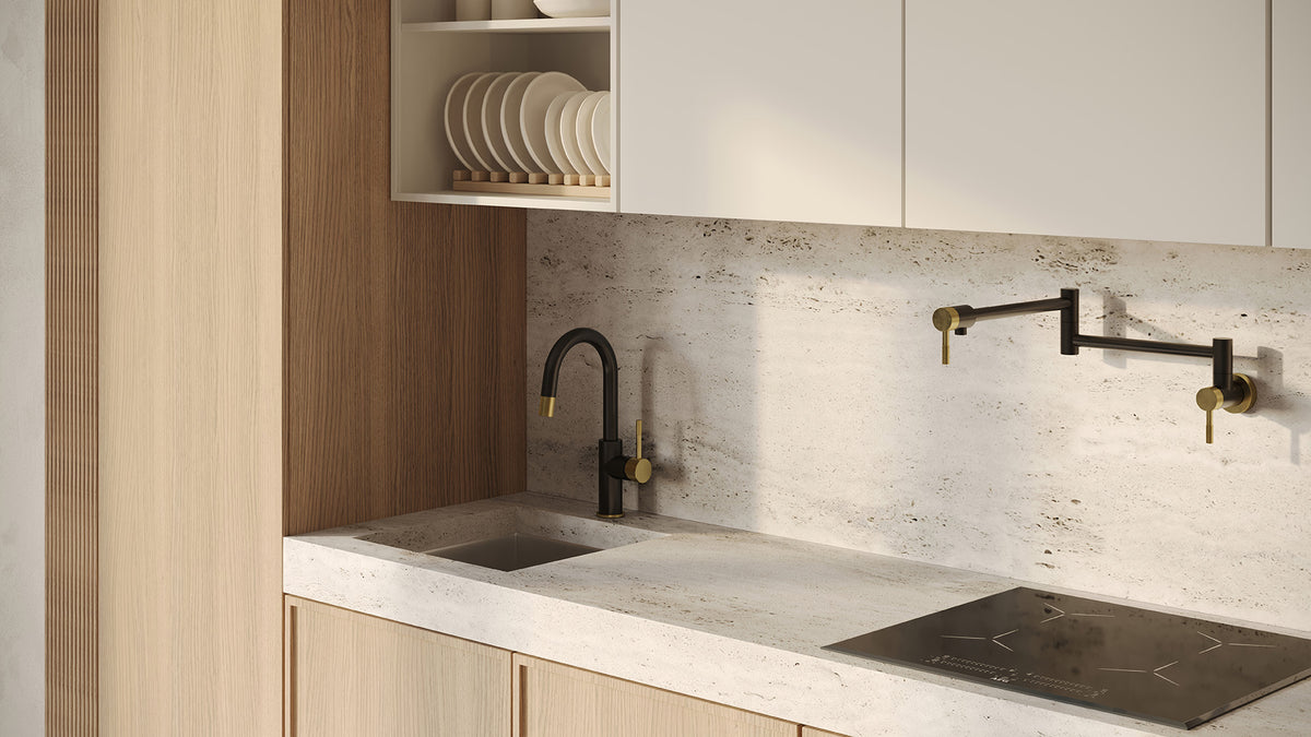 Aquabrass Xpress Umix Pot Filler Kitchen Faucet 6230P detail