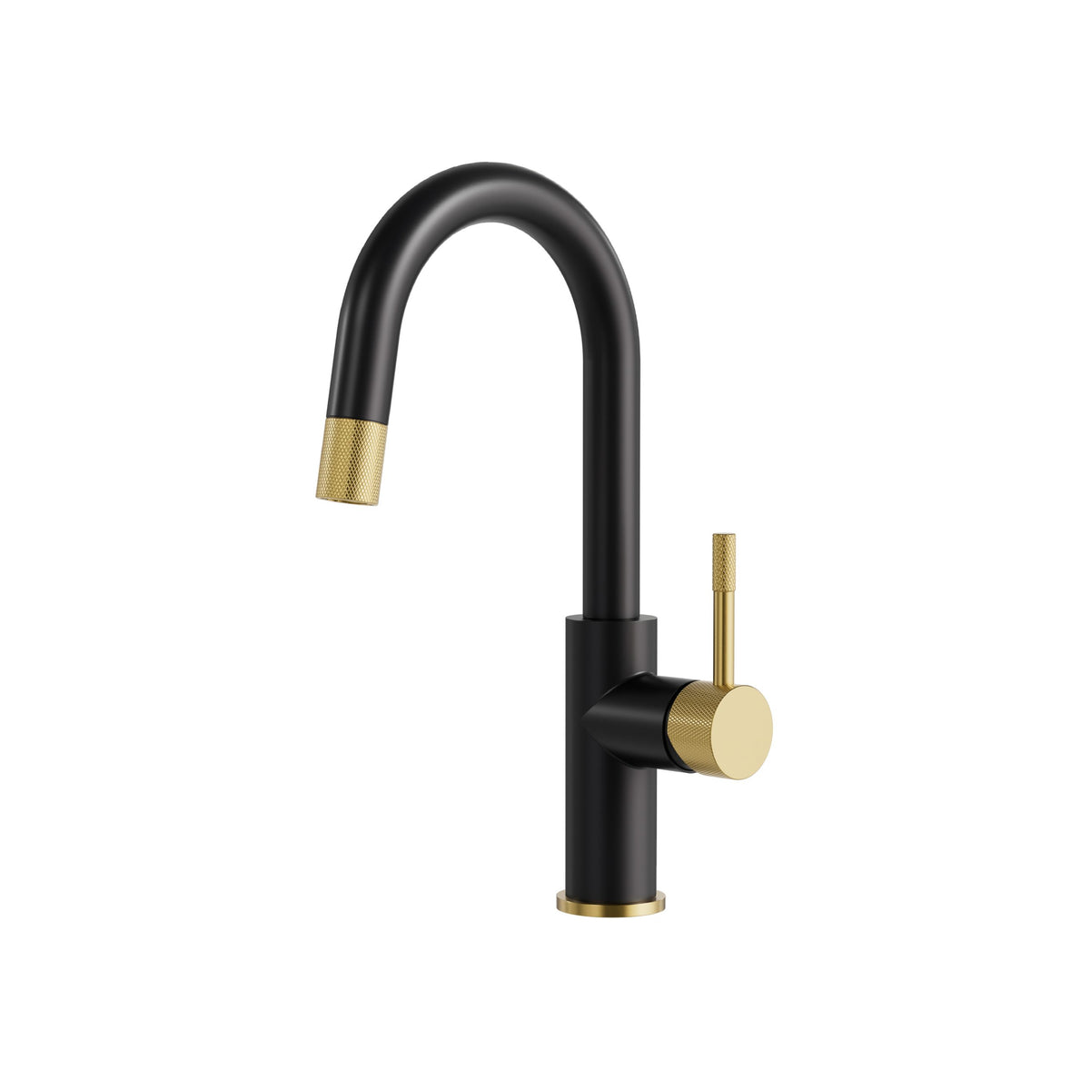 Aquabrass Xpress Umix Bar Pull-down Kitchen Faucet 6235B in Electro Black