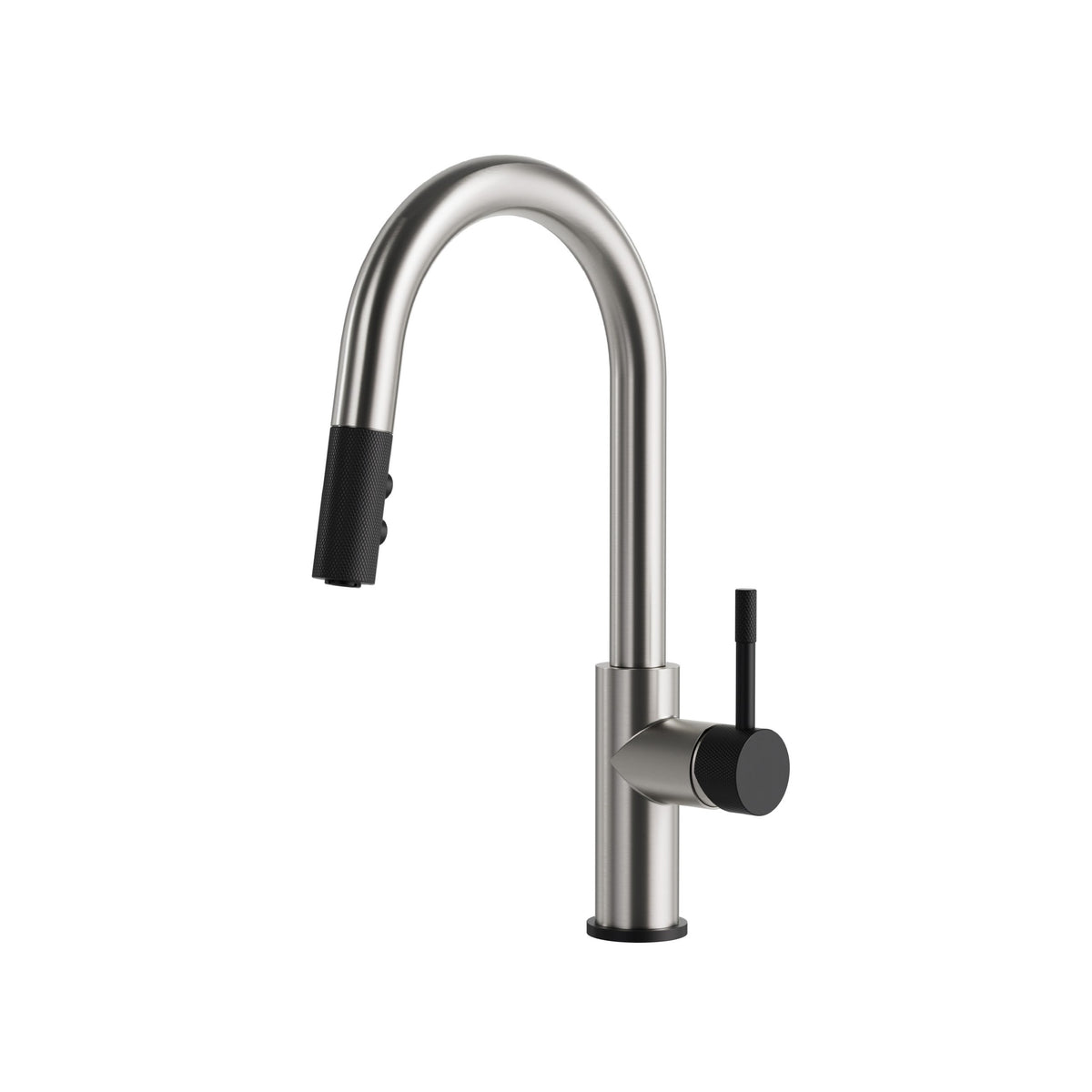Aquabrass Xpress Umix Pull-down Kitchen Faucet 6235N in Brushed Nickel PVD