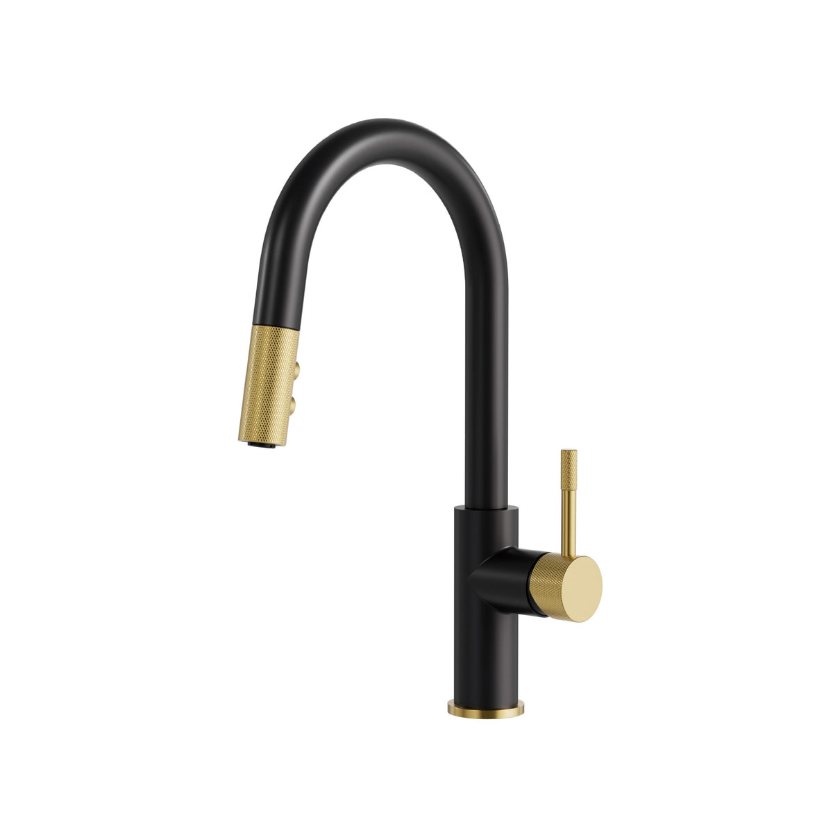Aquabrass Xpress Umix Pull-down Kitchen Faucet 6235N in Electro Black