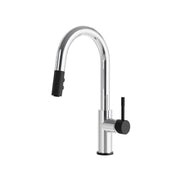 Aquabrass Xpress Umix Pull-down Kitchen Faucet 6235N in Polished Chrome
