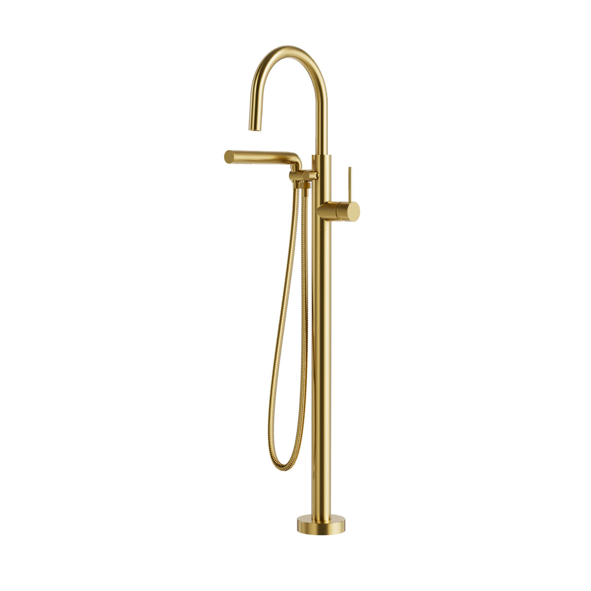 Aquabrass Xpress Umix Floormount Tub Filler 62384 in Sunset PVD